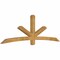 Ekena Millwork Alberta Rough Sawn Timber Gable Bracket, Western Red Cedar, 96"W x 32"H x 4"D x 4"F, 8/12 Pitch GBW096X32X0404ALB00RWR - alternate 5